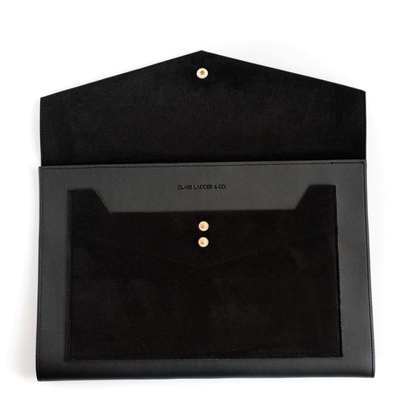 Glass Ladder & Co. Megan Portfolio Clutch in Black - Picture 4 of 4